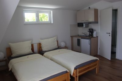 Zimmer-Ansicht mit Küche