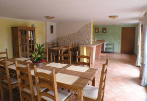 Magdeburg Pension Rothenseer - Hof: Frühstücksraum