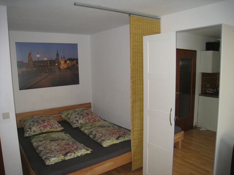 Würzburg Ferienwohnung am Kongresszentrum: Schlafbereich